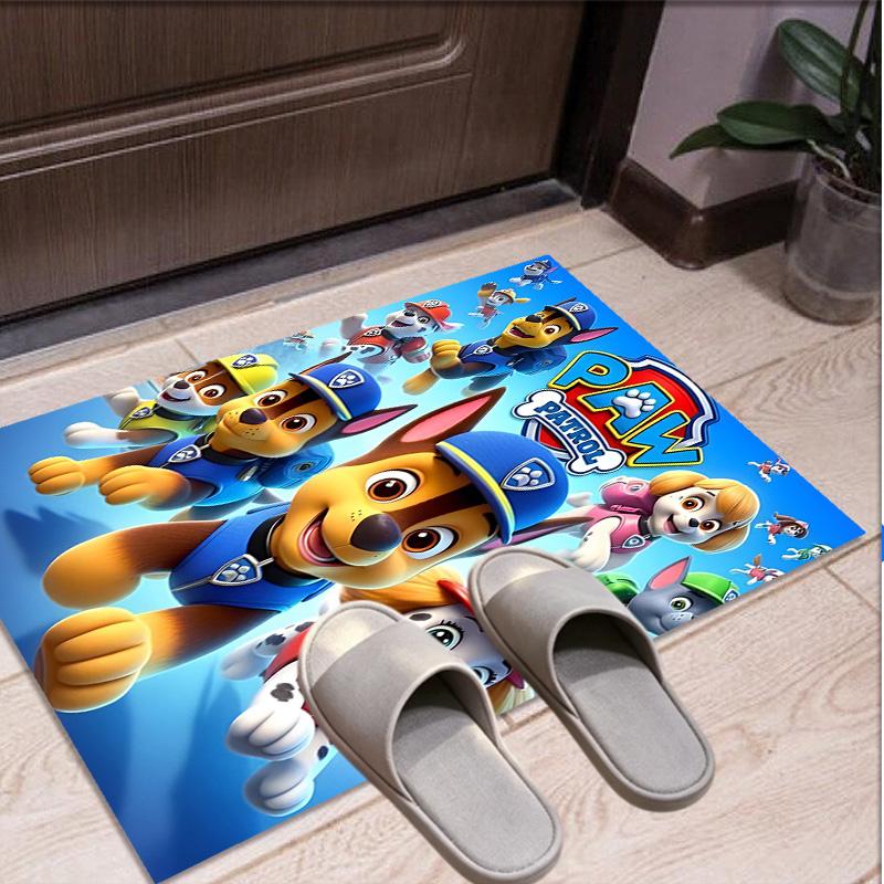 PAW Patrol Pattern Rug, Indoor/Outdoor Mat, for Picnic, Gameroom, Bedroom, Office, Living Room, Home Decor Carpet, Birthday Gift