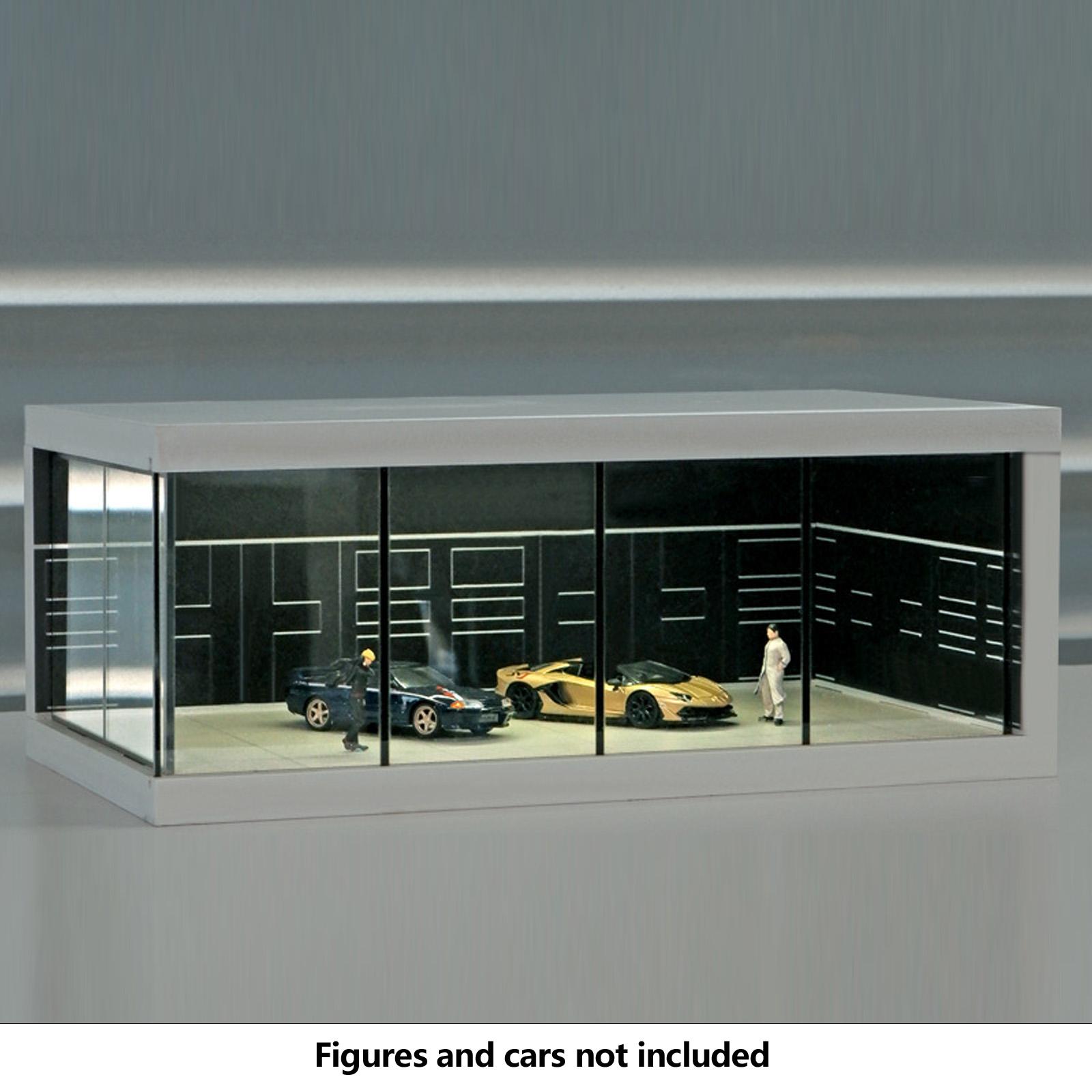 

Модель 1/64 Парковочное место Парковочное место для автомобиля с подсветкой Имитированная декорация Сцена