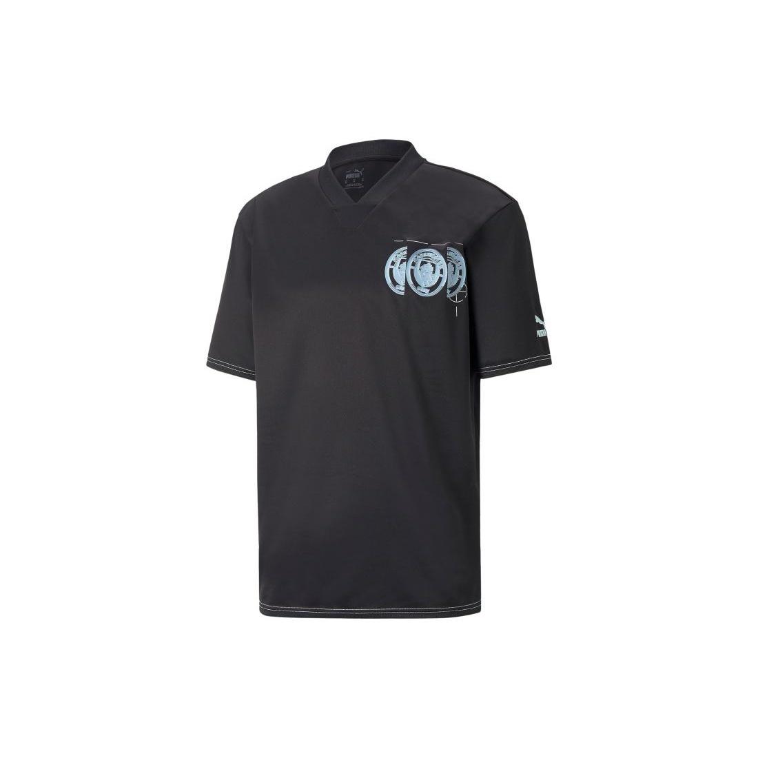 PUMA Manchester City Printed Jersey Black Men s 767806-11 XS