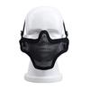 Protective Strike Half Face Wire Mask Adjustable Steel Mesh Mask Metal Face Mask  Riding Cycling