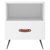 Nightstands 2 pcs White 40 x 35 x 47.5 cm Particleboard