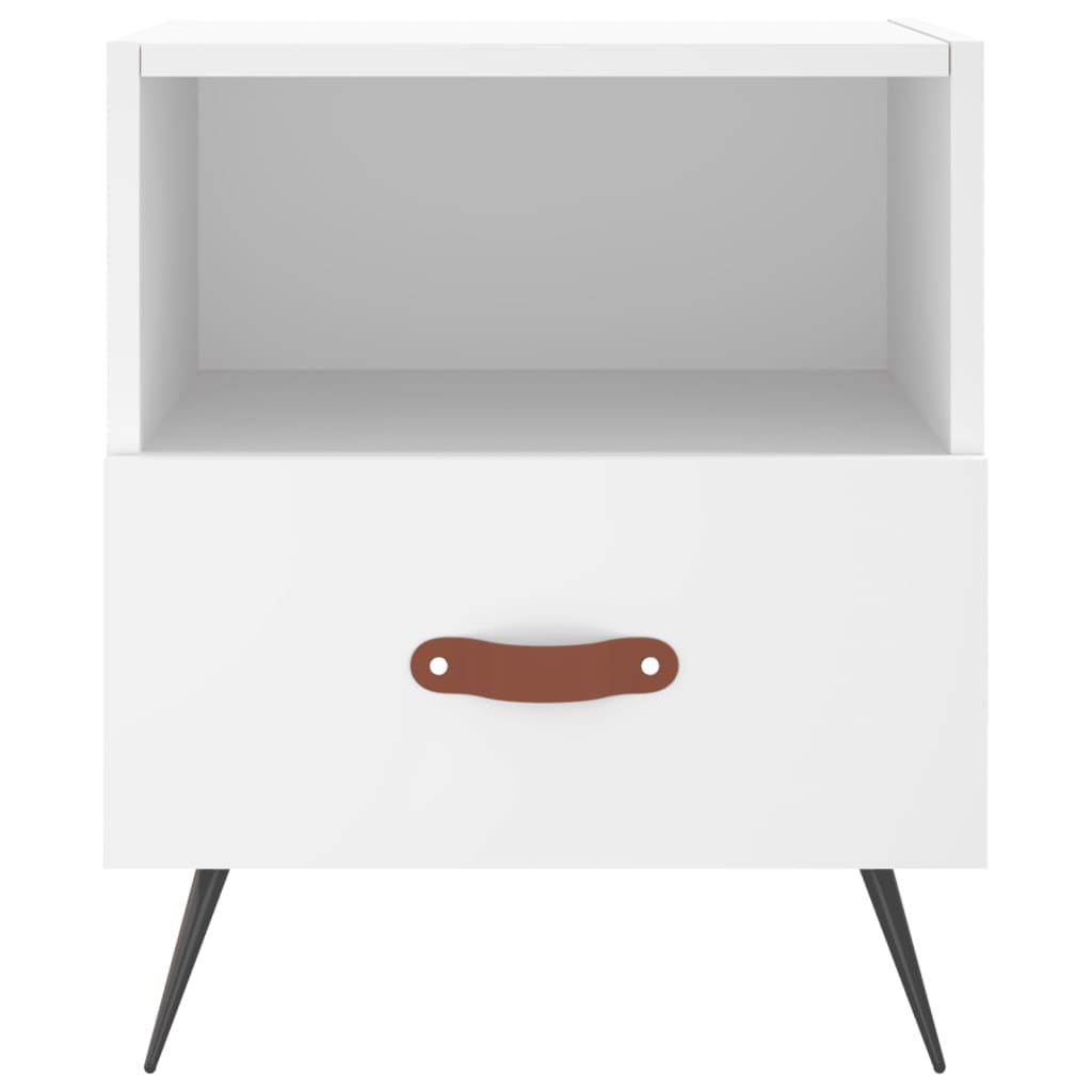 Nightstands 2 pcs White 40 x 35 x 47.5 cm Particleboard