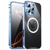 iPhone 16 Pro Max Magnetic Metal Frame Frosted Anti-drop Case