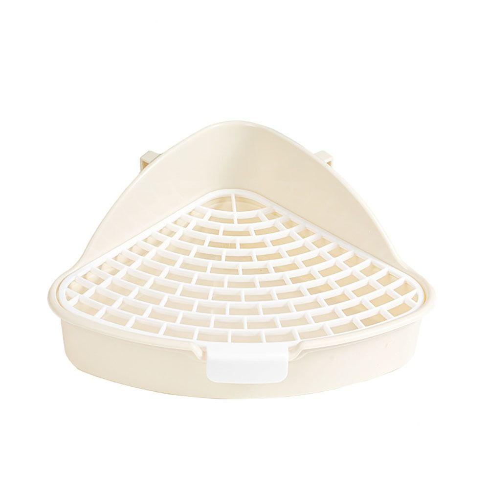 

Для маленьких питомцев кроликов туалетный лоток чистящие средства подстилка коробка портативный лоток для питомцев белый