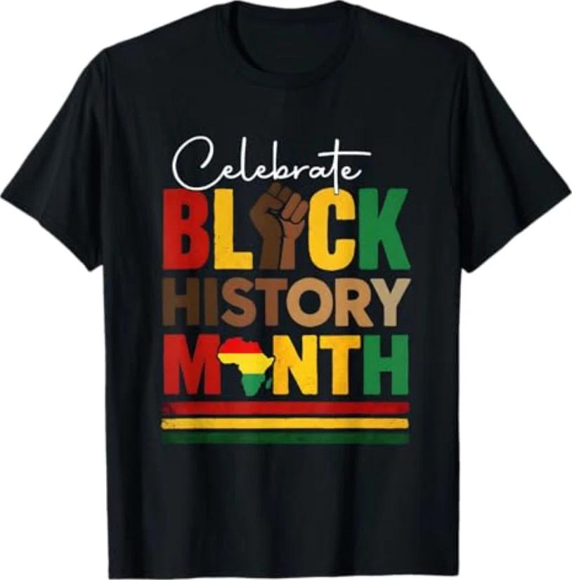 Celebrate Black History Month & Juneteenth African American T-Shirt L