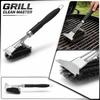 Grill Cleaning Brush Stainless Steel Wire Scraper with Heavy Duty Bristles for BBQ Grill Grates and Oven Racks Durable Handle Design