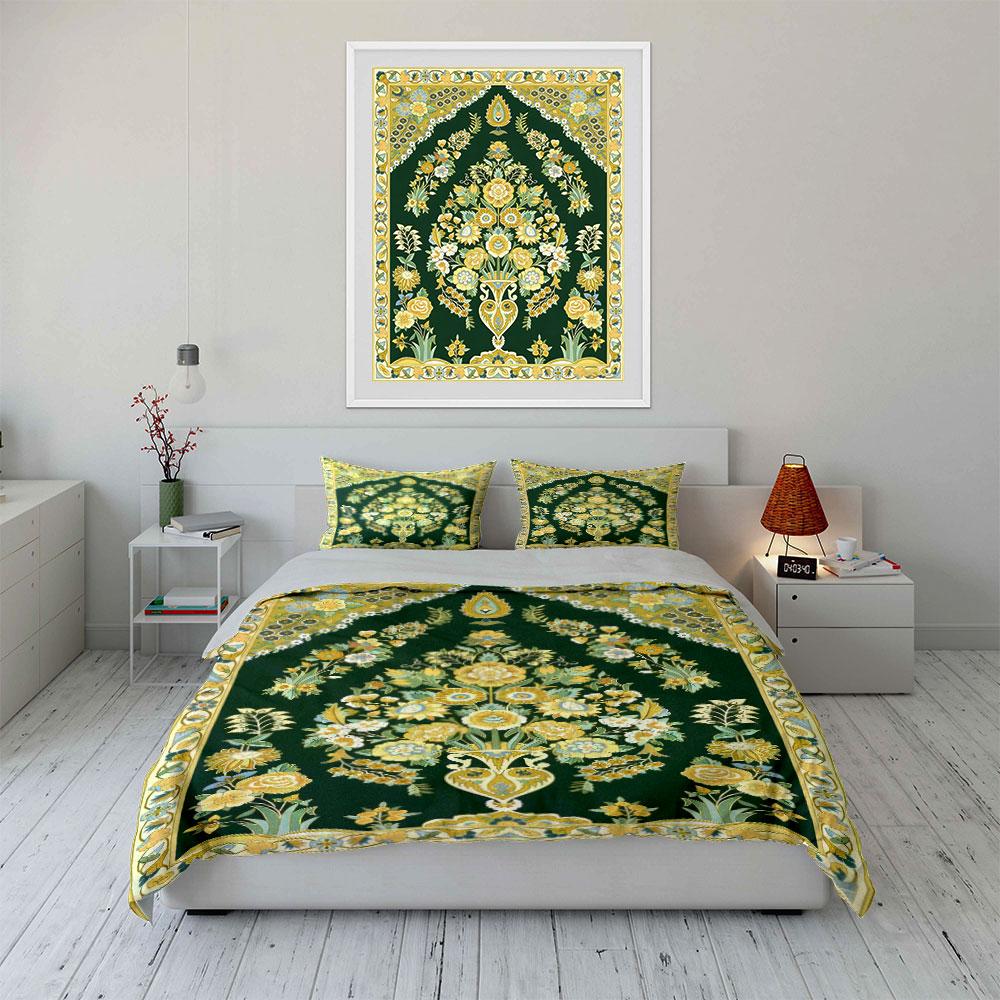 Floral and leaf motifs. Bedding sets Duvet cover sets Duvet covers Pillowcases(1* Duvet Cover 2* Pillowcases without duvet insert)