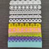 Vrstvy krajky Border Kovové vyřezávací raznice Diy Scrapbooking Fotoalbum Dekorativní embosování Papírové karty Řemeslné raznice