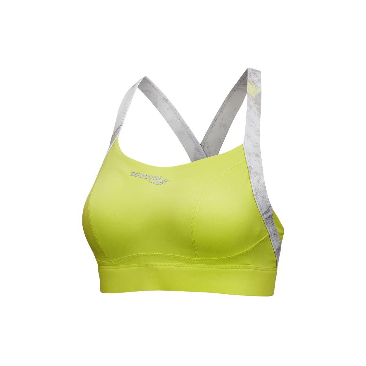 Saucony Comfortable Stylish Color Block Sports Bra Women underwear SA1269BA31R-GE030 M