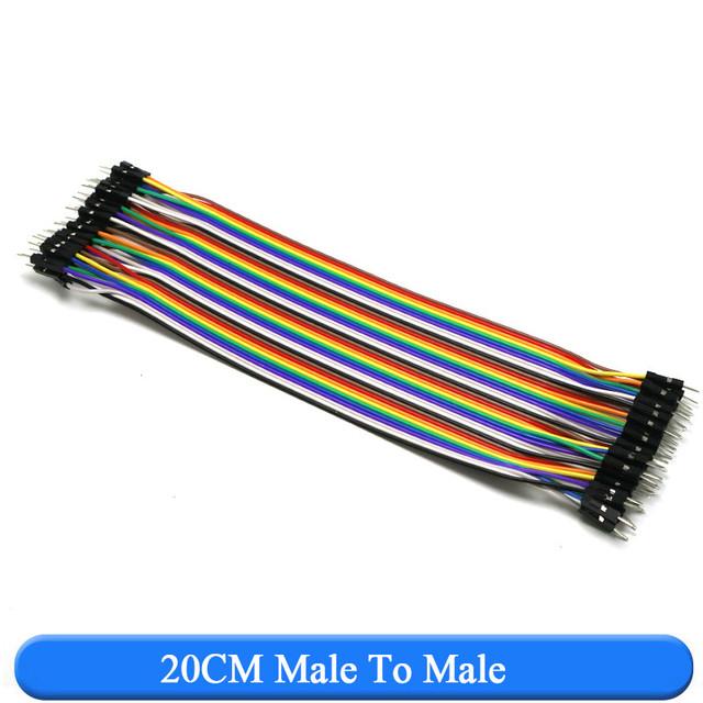 40PIN 10CM 20CM 30CM Dupont Line Male to Male + Female to Male and Female to Female Jumper Dupont Wire Cable for arduino DIY KIT