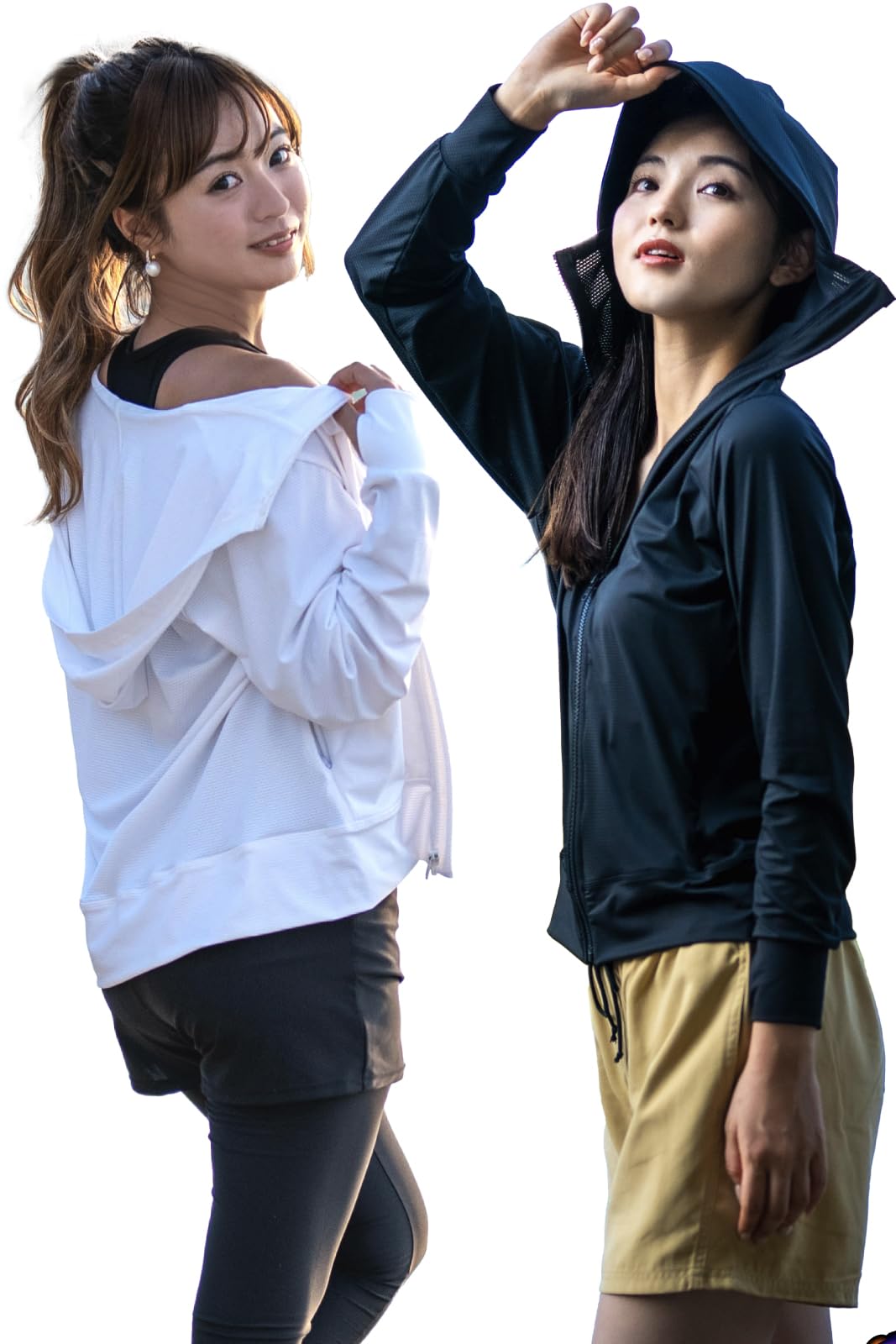 

Солнцезащитный крем с или без УФ-защиты от сыпи, без L [AQXIA] козырька, защита, худи, ощущение, защита, женская защита, купальник, черный, козырек,