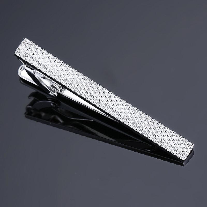 high-end Tie Clip Classic golden Clasp Pin for men's Accessories jewelry gifts