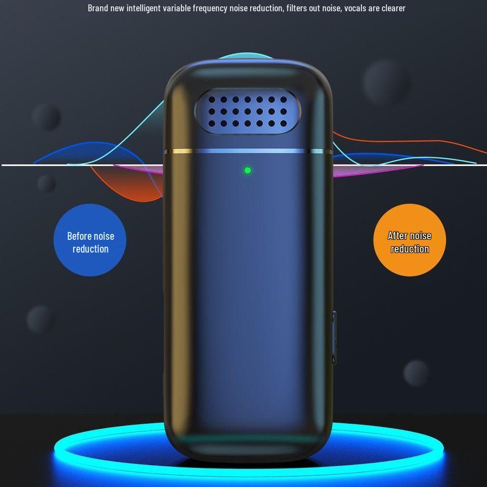 New K6 Wireless Lavalier Mic System with Charging Case & Digital Display for Streaming, Interviews, Recording, Noise Reduction.