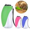 Garrafa de água portátil para cães de estimação de 680 ml, design de folha de silicone macio, tigela de viagem para cães, filhotes, gatos, bebedouro para animais de estimação ao ar livre