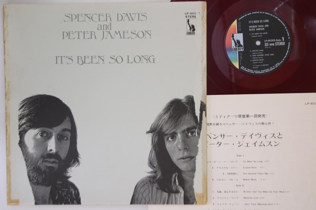 LP Record SPENCER DAVIS, PETER JAMESON - It's Been So Long LP80303 LIBERTY Japan Rock Used