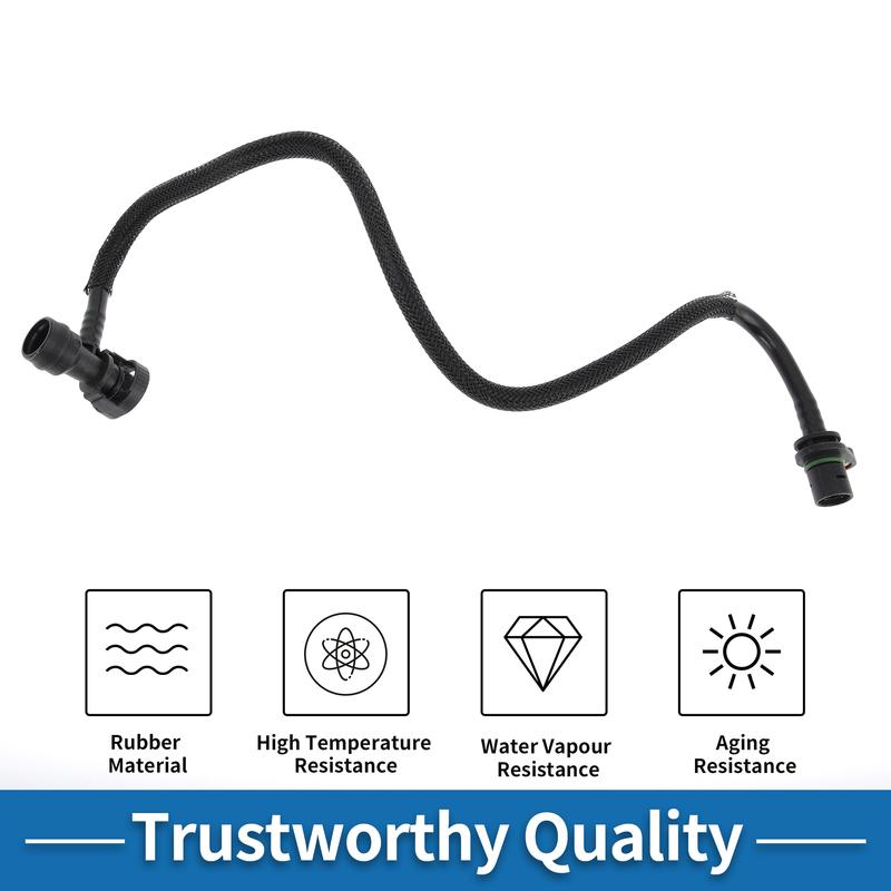 X Autohaux Engine Air Intake Hose for BMW 228i 228iX F23 2015-2016 No.11157603816 Rubber