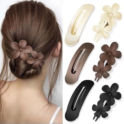 Haarnadel im koreanischen Stil, passend zu allem, sanfte Blumenspange, Kopfschmuck, Damen-Haarnadel für den Hinterkopf-Dutt