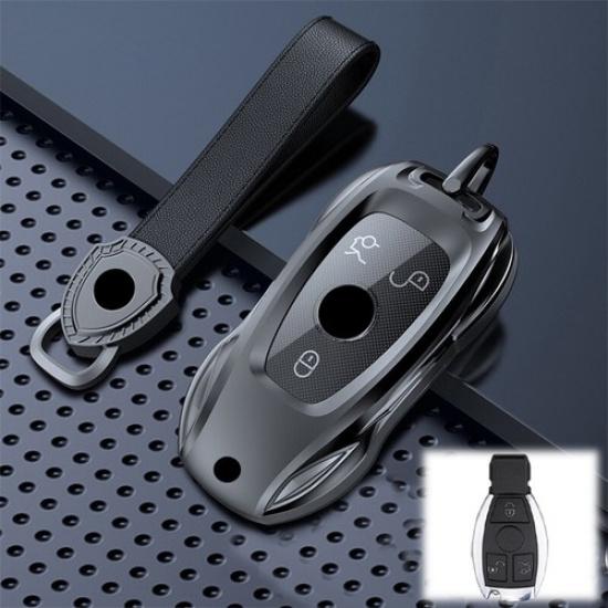 Zinc Alloy TPU Car Remote Key Fob Case Cover For Mercedes Benz A C E CLA CLS GLC