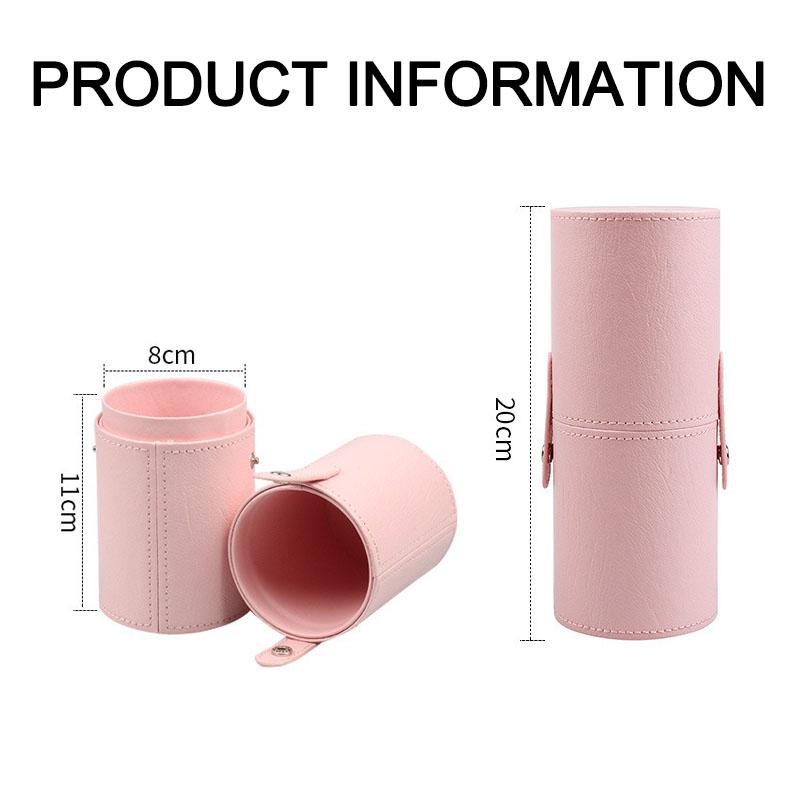 New PU Leather Makeup Brush Bucket Stand for Makeup Brushes Organizer Cosmetics Storage for Makeup HZSSN05