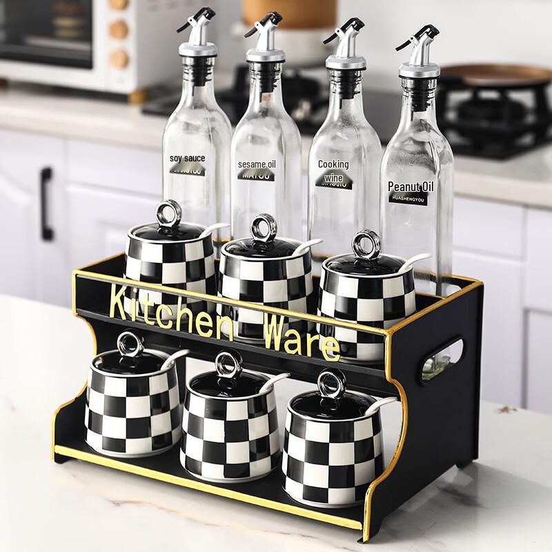 Ru Han 11-Piece Glass Condiment Set