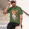 2026 New Modelel Gatosad Crying Cat Munchkin Kittytrendy Graphic Tshirt Unisex Fashion Short Sleeve Tshirts Oversized Street
