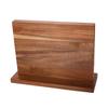 Double-Sided Magnetic Knife Holder – Solid Wood Stand for Kitchen Cleavers