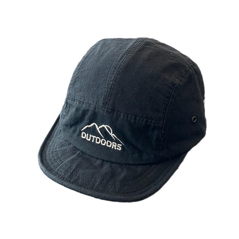 High-Quality Unisex Five-Panel Short-Brim Baseball Cap - Japanese Style, Street Sun Hat