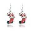 2018 Christmas Striped Earrings - European & American Style