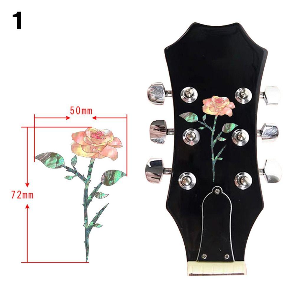 DIY Personalise Bass Body Decals Guitar Headstock Decal Guitar Neck Sticker Guitar Head Stickers
