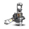 2PCS Ultra Powerful H7 H4 Mini LED Lens Bulbs 6000K White Headlight Plug and Play for Car Headlamp Lights