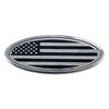 12.5cm Auto Front Hood Grille Logo Sticker for Ford Mondeo mk4 Focus mk2 mk3 S-MAX Kuga Ranger e210 Fiesta mk7 Styling
