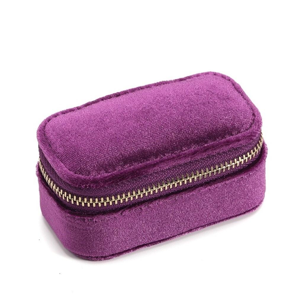 New Portable Small Jewelry Organizer Travel Display Ring Earring Earring Holder Simple Mini Gift Case Boxes