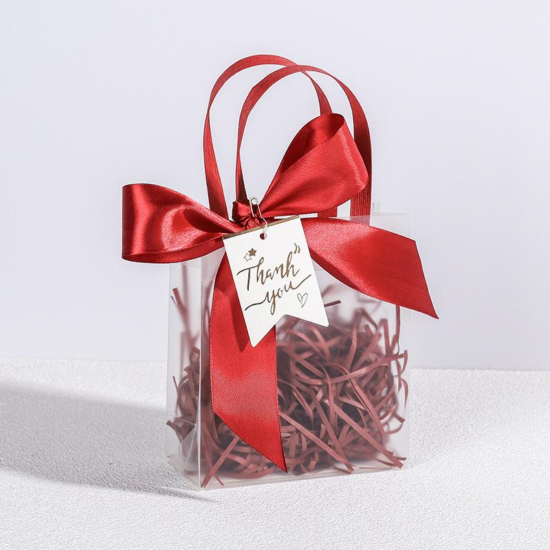 High-End Transparent PVC Gift Bags for Birthdays & School Events