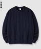 Beijiglabel Hugo Round Neck Twisted Cable Knitwear 5 Color [Blbk_4011]