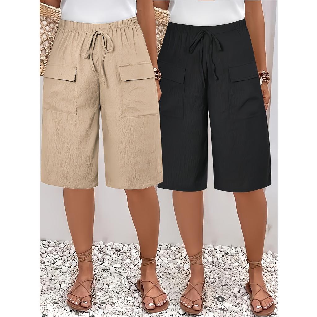 Pantaloncini da Donna Casual con Tasche