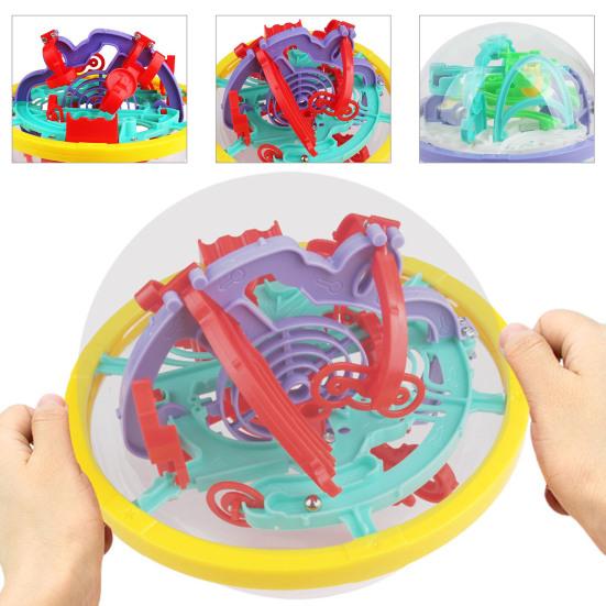 Space Maze Ball Develop Observation Ability 3D Plastic Space Ball Bearing Maze Game for Kids