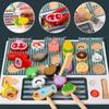 Children's Wooden Barbecue Skewer Role Play Set for Interactive Fun and Learning