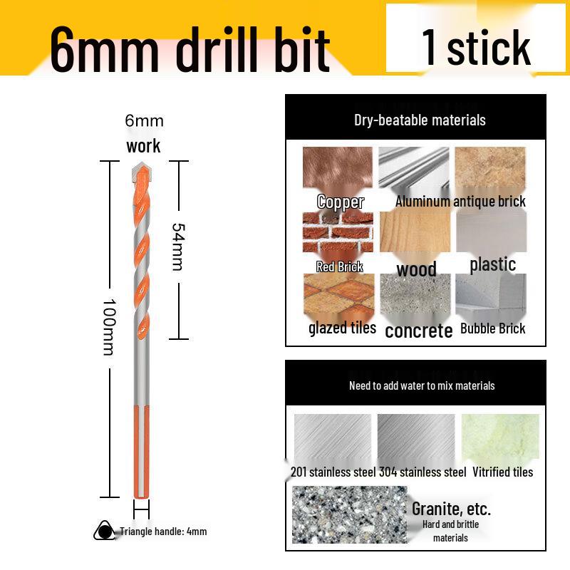 

Треугольное сверло King: Универсальный инструмент для бетона, стекла, дерева и мрамора