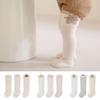 3Pairs Cotton Infant Cotton Stockings Long Tube Cartoon Above Knee Socks Warm Calf Socks Baby  Girls