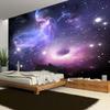 3d Galaxy Wall Mural Modern Abstract Universe Stars Galaxy Wallpaper Living Room Ceiling Wallpaper