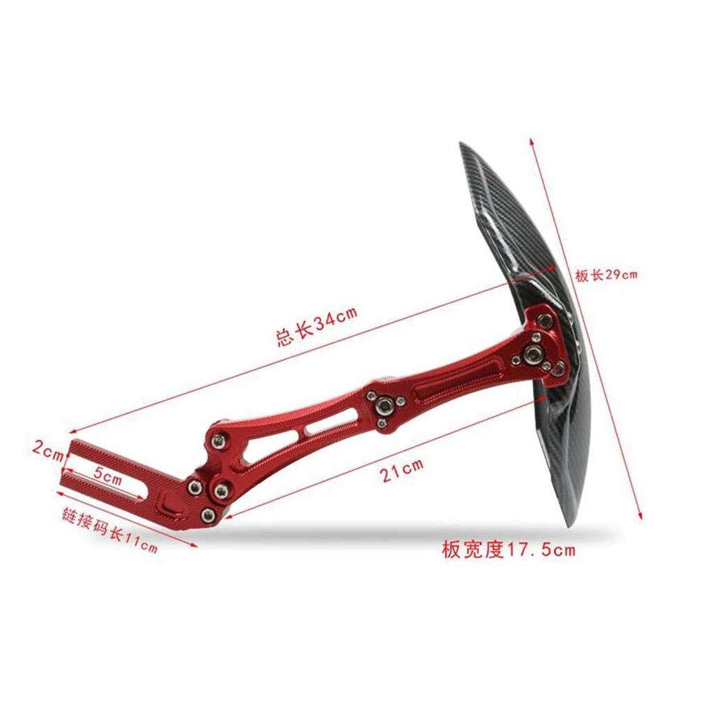 For Motorcycle Mud Guards Cover ZX14R Motorcycle Aluminum Rear Fender Carbon Fiber Print Plastic