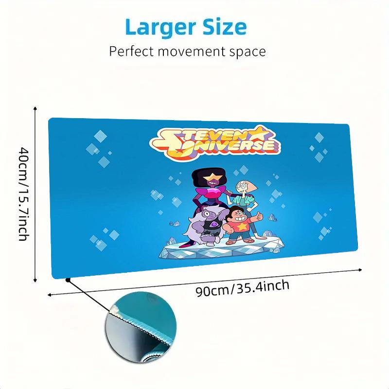 Steven Universo Color Mouse Pad Large Gaming Table Cushion Non-slip Laptop Tablet Big Mousepad XXL Mat Mini PC Playmat With Lock Edge