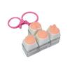 Cute Soft Silicone Keyboard Key Fidget Keychain Decompression DIY Keycaps Keyboard Key Toy Cat Paw Button Keycap Stress Relief