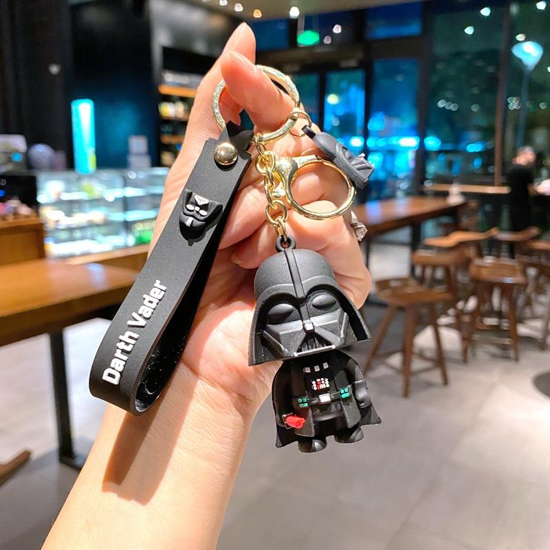 Star Wars Keychain Black And White Samurai Keychain, Car Keychain Couple Bag Pendant Pendant Single pack