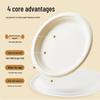 Taishun Disposable Thickened White Round Paper Plates