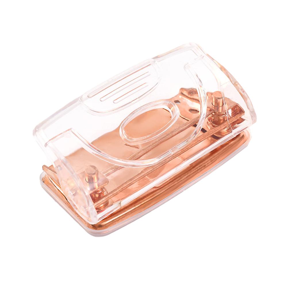 Staple Portable Paper Puncher Stapler Office Stationery Decor Multi-function Hole Household Crafts Card Supply