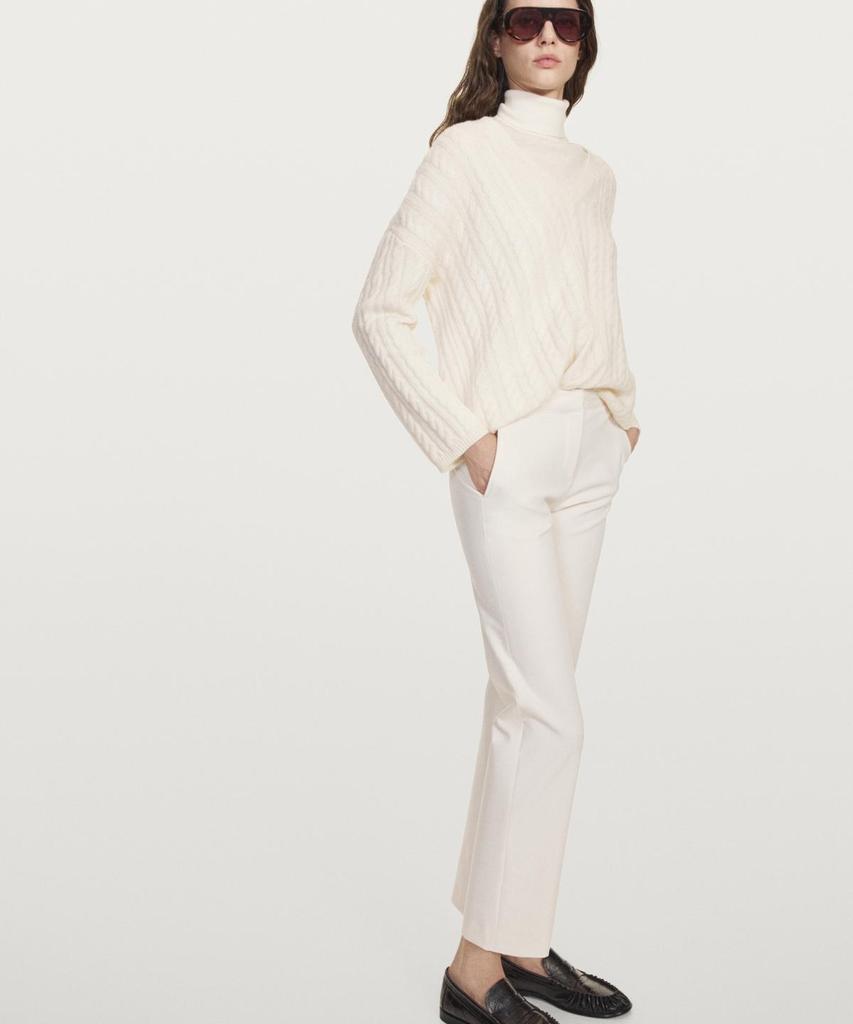 Masimodutti Straight Fit High-Tech Pants