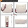 ADISA trendy hobo shoulder handbag for women and girls with crossbody sling belt (AD4082)