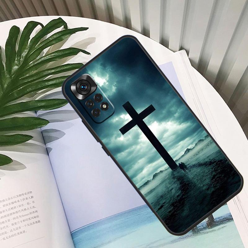 Jesus Christ Cross Funda For Xiaomi Redmi Note 14 13 10 11 12 Pro 11S 12S Case For Redmi 15 13C 12C 10C 14C 15C