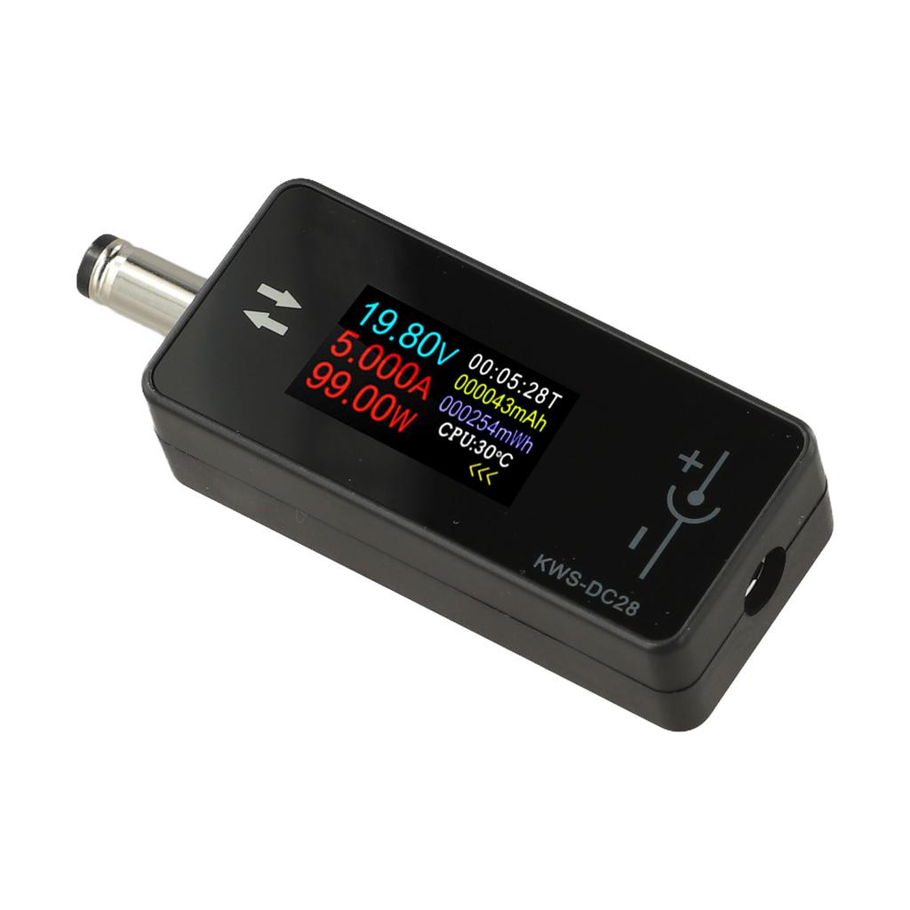 KWS DC28 Charging Tester Current Voltage Power Meter For Computer Monitor Router Power Tool Detection Ammeter